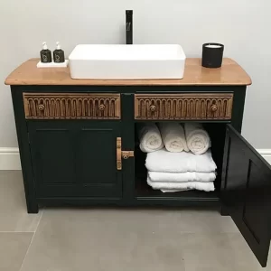 Ercol Vanity Unit with towels